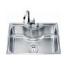 Buy cheap 800x500mm Top Mount Stainless Steel Single Bowl Sink Noise Elimination from wholesalers