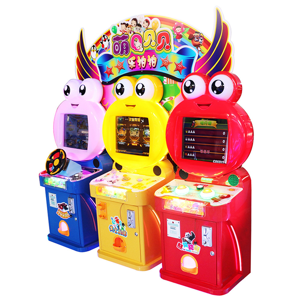 Amusement Kids Game Machine / Funny 3 In 1 Arcade Game