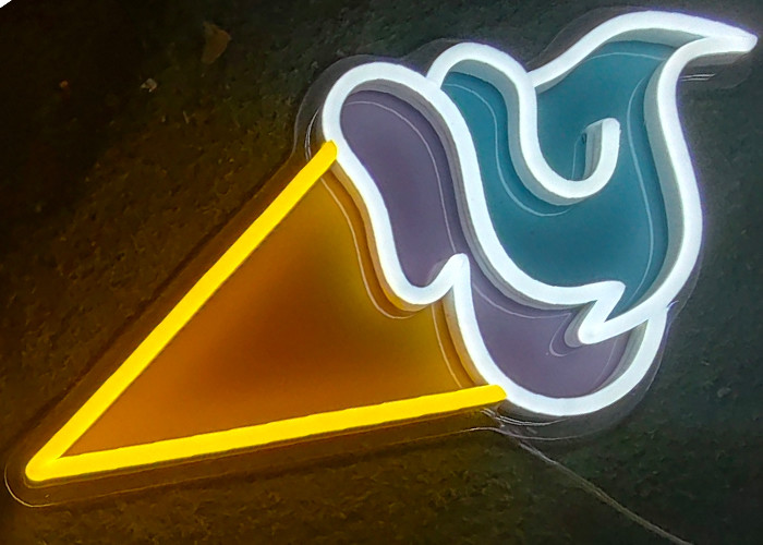 USA Hot sell ice cream custom neon sign Vasten amazon popular pattern