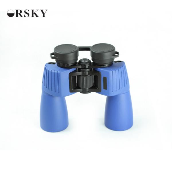 Waterproof 24mm Eye Relief Binoculars Wide View / Blue 7x50 Bird Watching