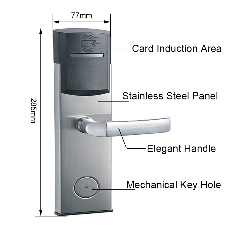 OEM/ ODM Manufacturer Keyless Digital Door Lock with Smart Card