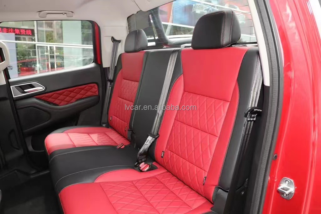 4x4 Hydraulic AWD Pickup with LED Camera Electric Leather Turbo Dark Diesel Fuel ACC