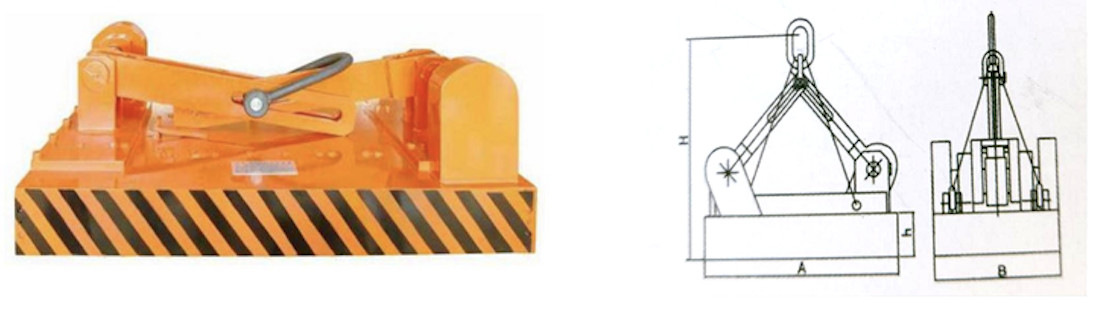 JYC 3T Automatic Permanent Magnetic Plate Lifter