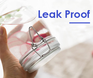 Wholesale Price 4oz 8oz 10oz Airtight Glass Glass Container Packing Jars Flip Lid Glass Jars