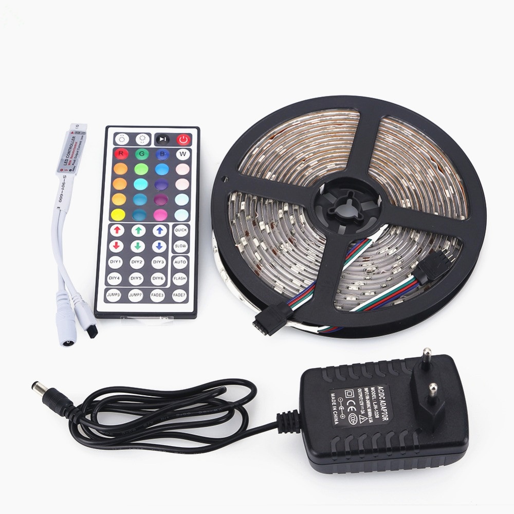 Color Changing RGB Flexible Self Adhesive Led Light Tape With Contrller CE / RoHS
