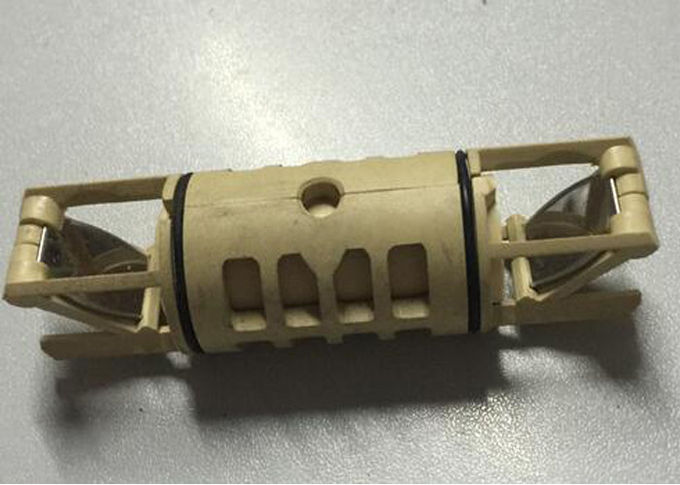 Static residential water meter's sensor body for ultrasonic heat meter, Brass