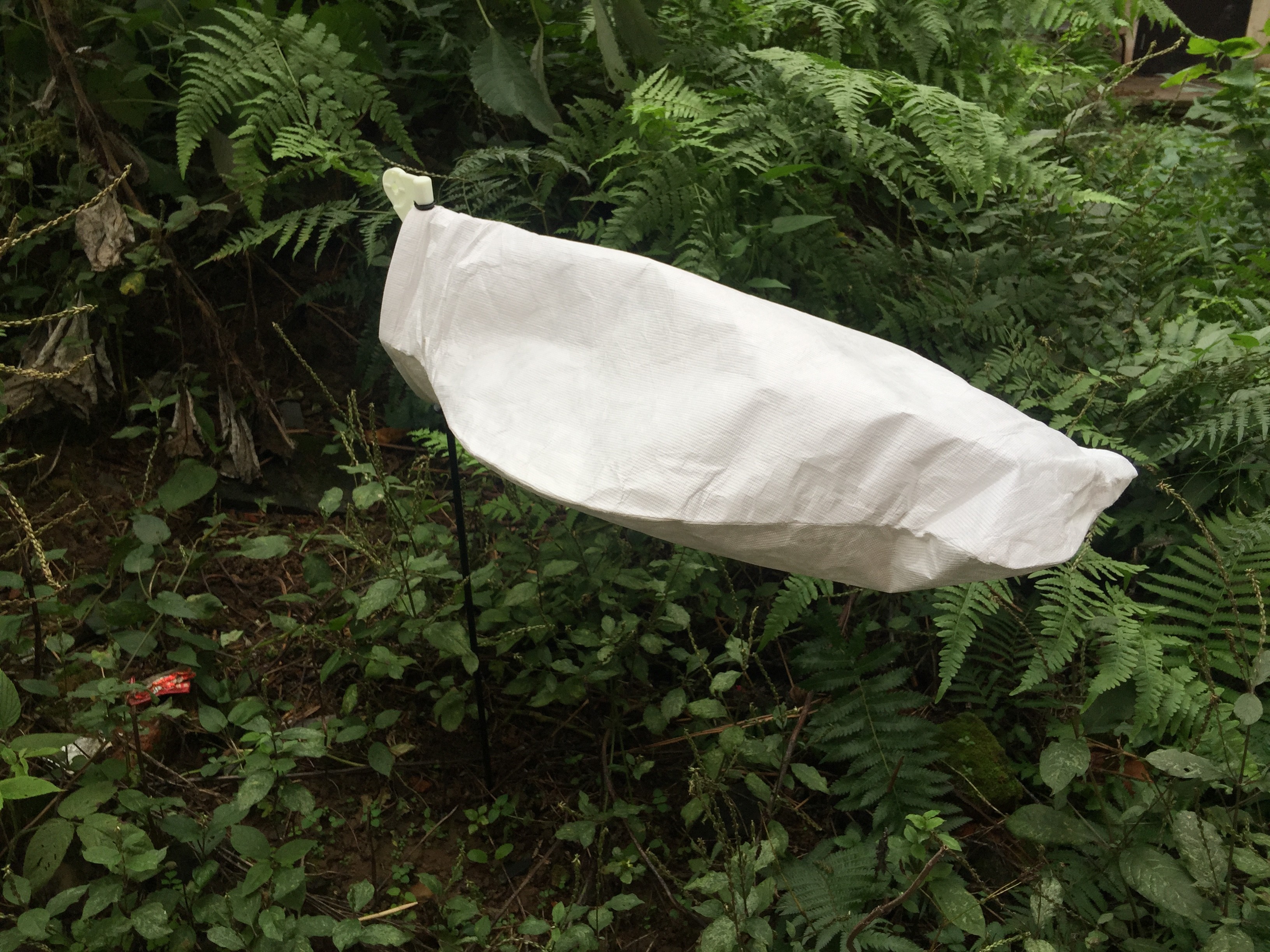 White Hunting Goose Decoys Soft EVA Snow Goose Windsock Flapping Tyvek Body Set for hunting