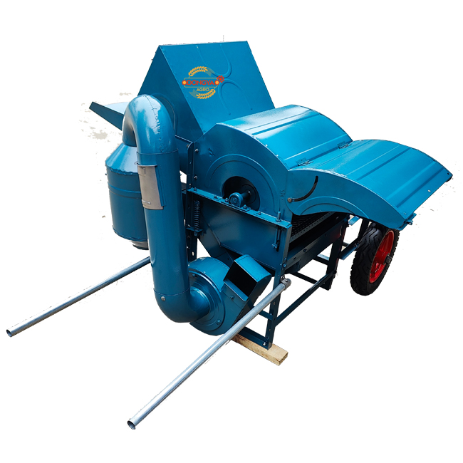 Multi-funtion Oilrape Bean Sorghum Qunioa Wheat Thresher Machine 1500kg Per Hour Capacity