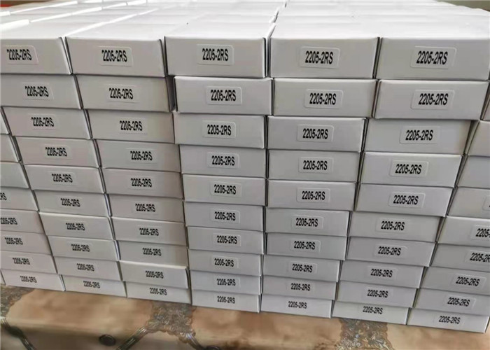 2205 2RS Steel Cage Double Row Self Aligning Ball Bearing 25x52x18mm