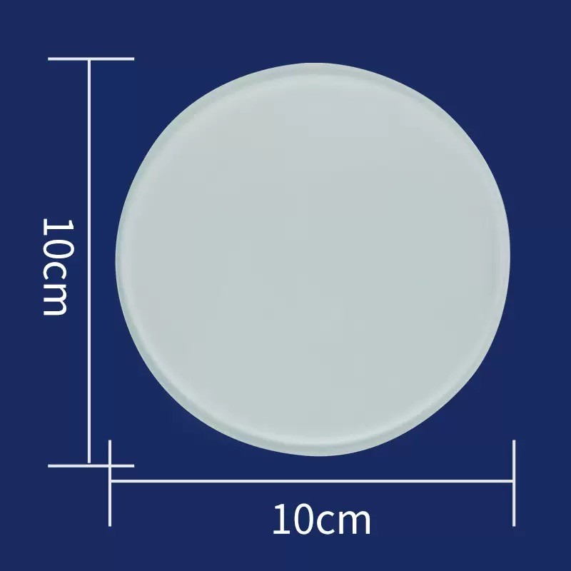 Customized Sublimation Glass Coaster Blanks For Photo Printing 10cm Size