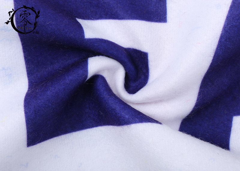 Fleece World Cup Sports Printed Scarf , Soccer Team Korea Sublimated Scarf