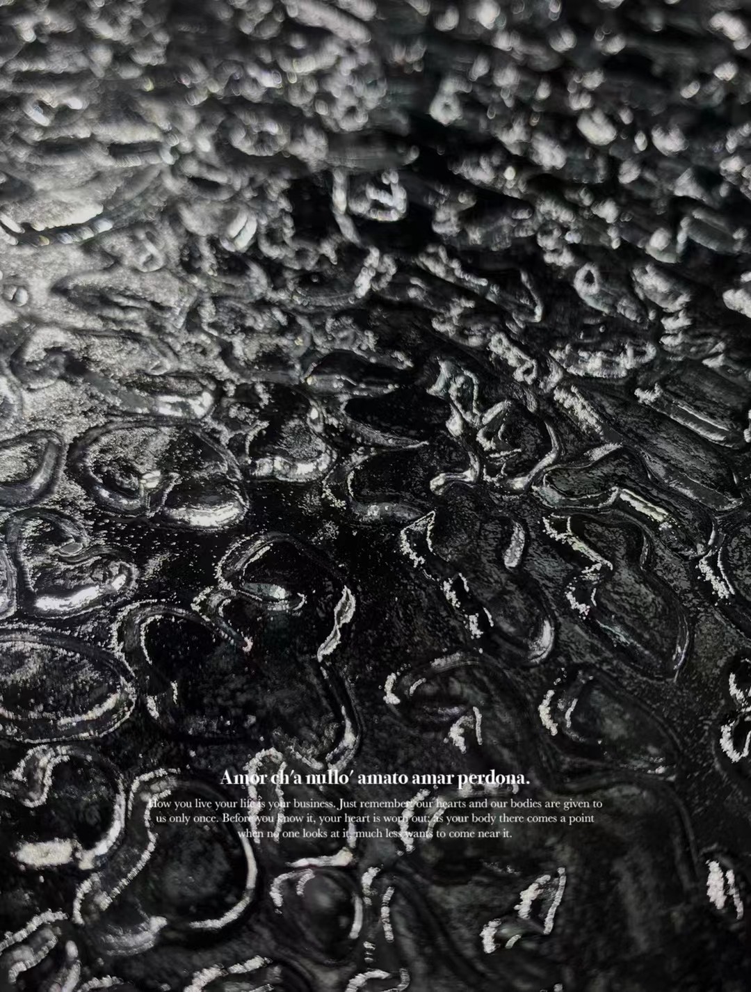 Translucent Acid Etched Tempered Glass Acid Pickling Texture Pattern
