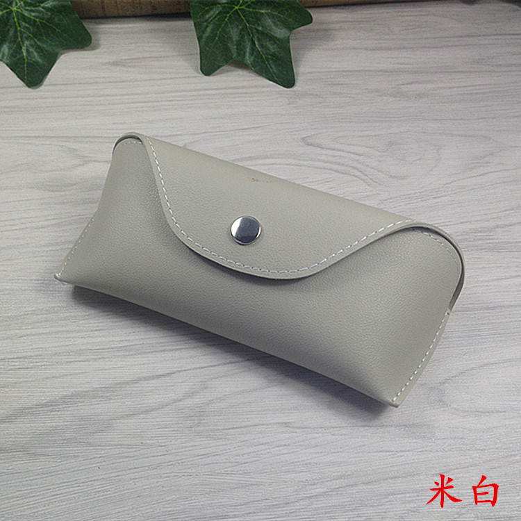 Colorful PU Leather Eyewear Cases Cover For Sunglasses Women's Eyeglasses Bag