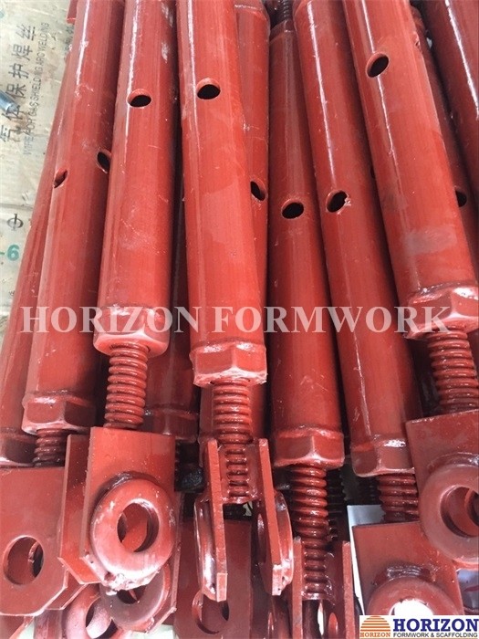 Adjustable Push-Pull Brace to Plumb & Erect Wall Formwork Systems