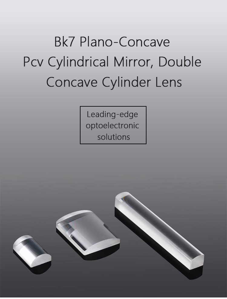 Circular Rectangular Plano Concave Cylindrical Lens