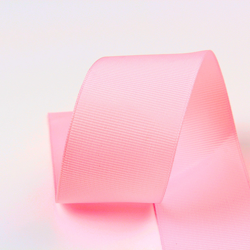 3mm-100mm Solid Assorted Color Polyester Grosgrain Ribbon for Gift Wrapping and DIY Craft