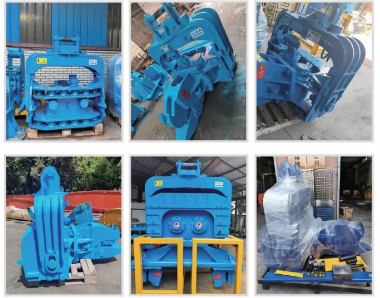 High Efficiency Excavator Pile Hammer Vibratory Sheet Pile Driver For Sany PC