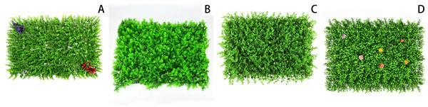 Artificial Flower Lawn Synthetic Vertical Garden Eco Friendly 1001D 1001E