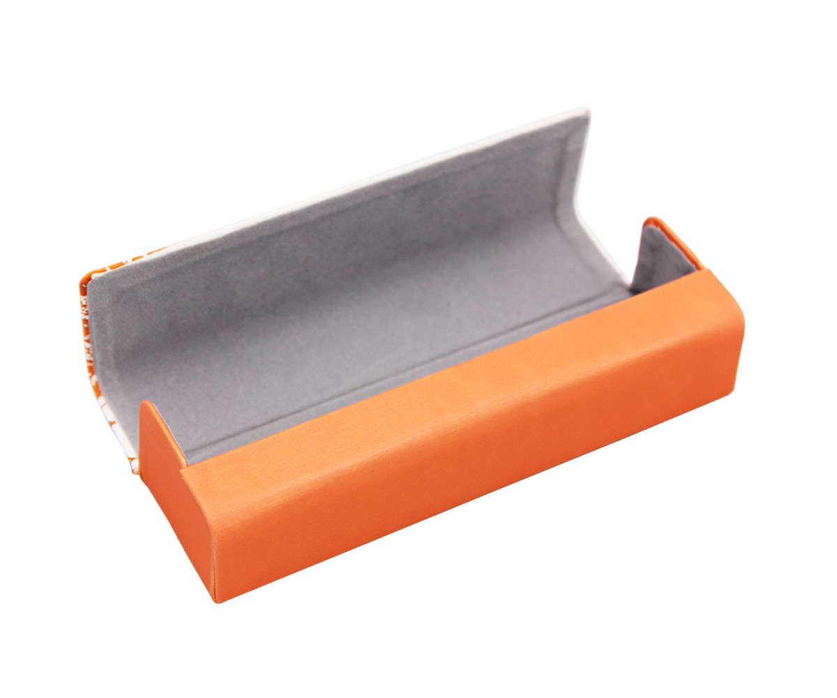 Printing Leaves Pattern Optical Glasses Case Rectangular Magnetic Enclosure
