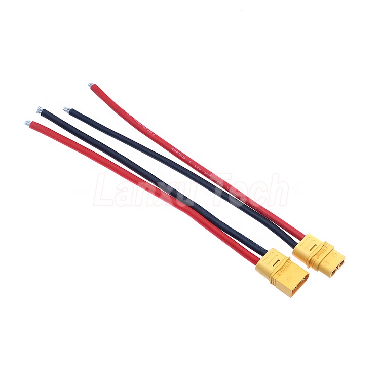 12AWG 16AWG 100mm 150mm 200mm XT30U XT60 XT60H XT90 Connector Male Female to Bare Wires End Cable Harness for Fpv Motor Battery