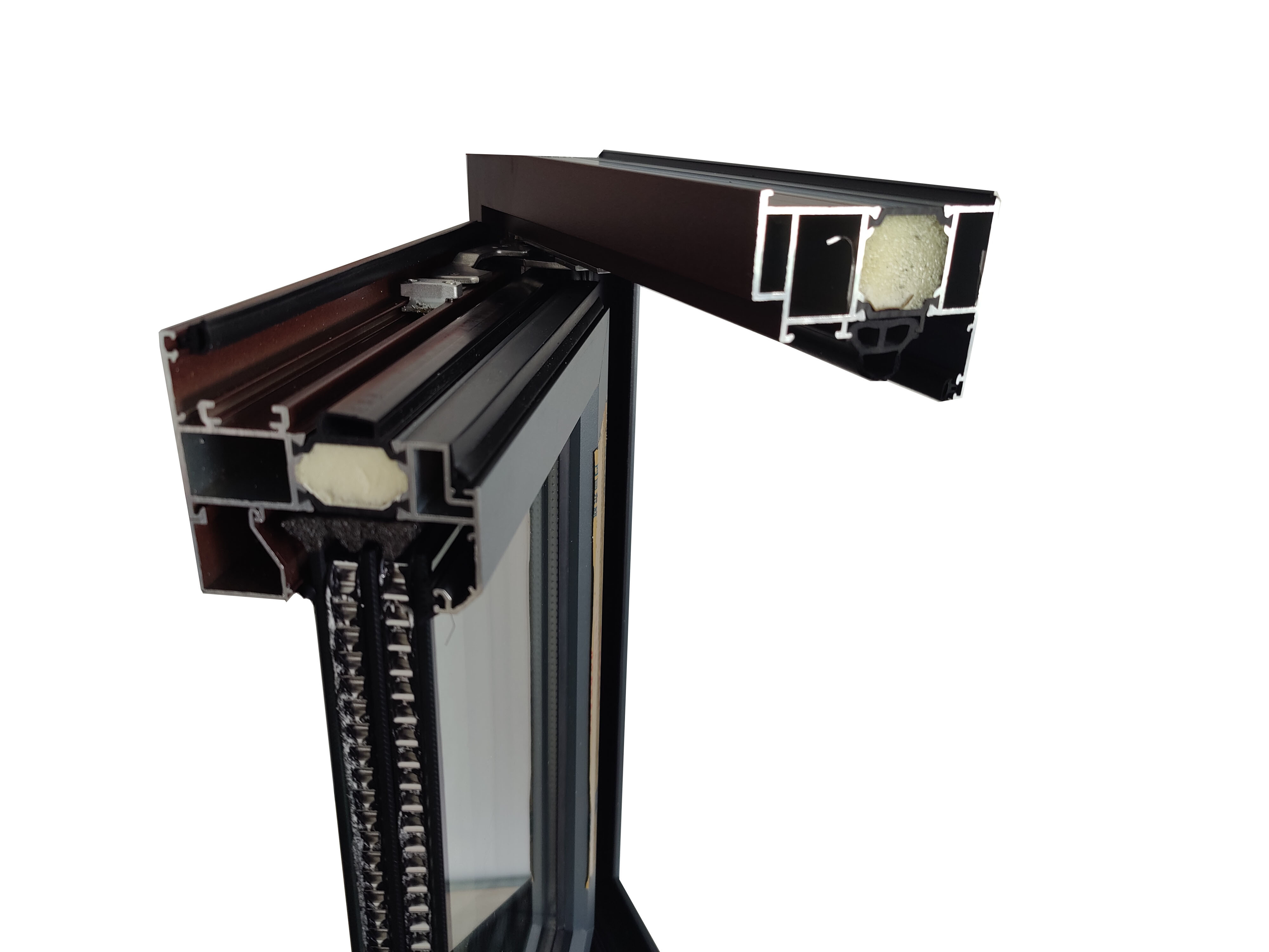 Safety Sound Heat Insulation Aluminum Sliding Folding Casement Break Bridge Aluminum System Windows