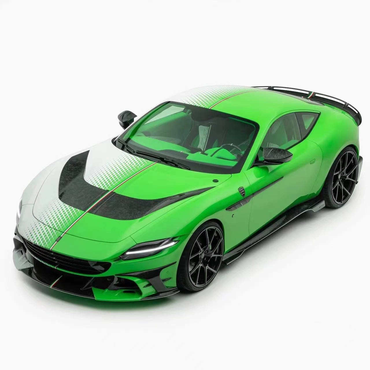 For Ferrari Roma Carbon Fiber Body Kit Roma Upgrades MSY Style Front and Rear Bumper Spoiler Hood Body Kit