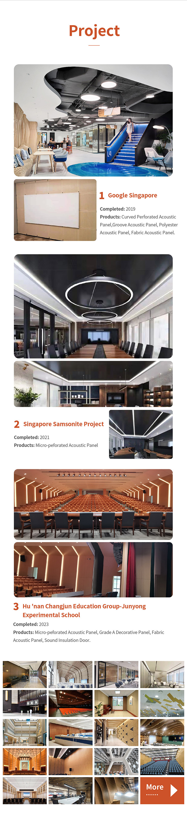 Great Sound Absorption Perforated Acoustic Wood Panels for House Decoration