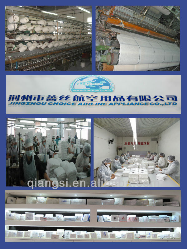 100% Cotton Woven Airline Cabin Towel