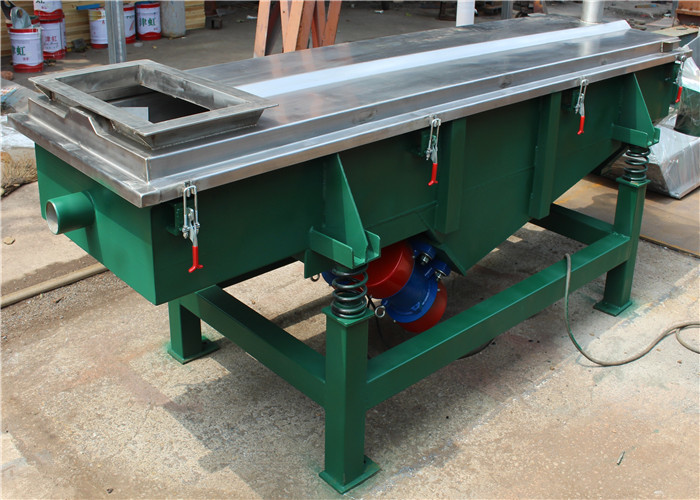 Sesame Stainless Steel Linear Motion Vibrating Screen 50 KG~100 T/H