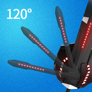 USB Connection PC Gaming Headphones , Over The Ear Gaming Headset With AAC Codecs