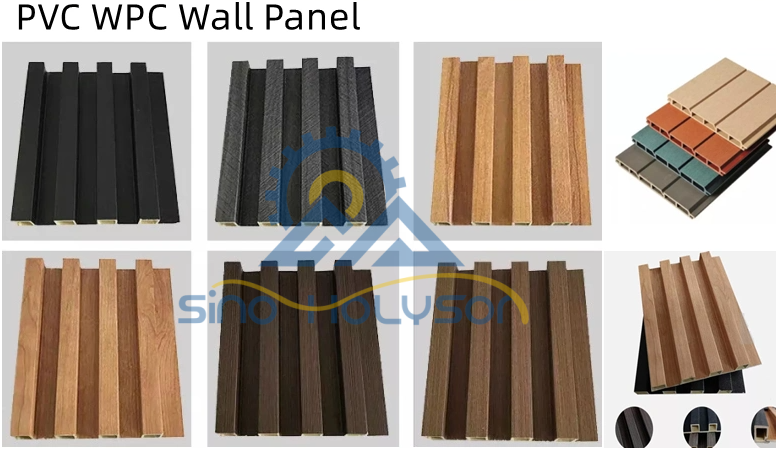 22 1 Screw L/D Ratio PVC Wood Composite Hollow Grille Bamboo Wall Panel Extrusion Line Making Machine