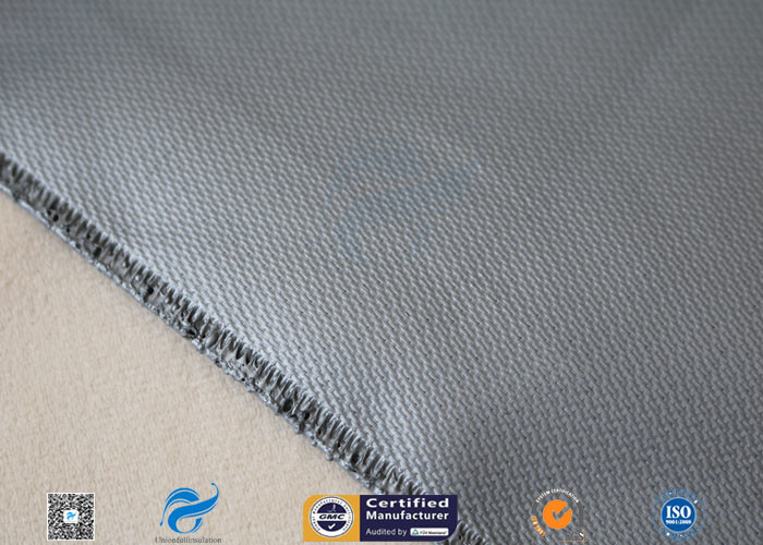 15 Oz Silicone Coated Fiberglass Fabric For Welding Blanket 0.43mm