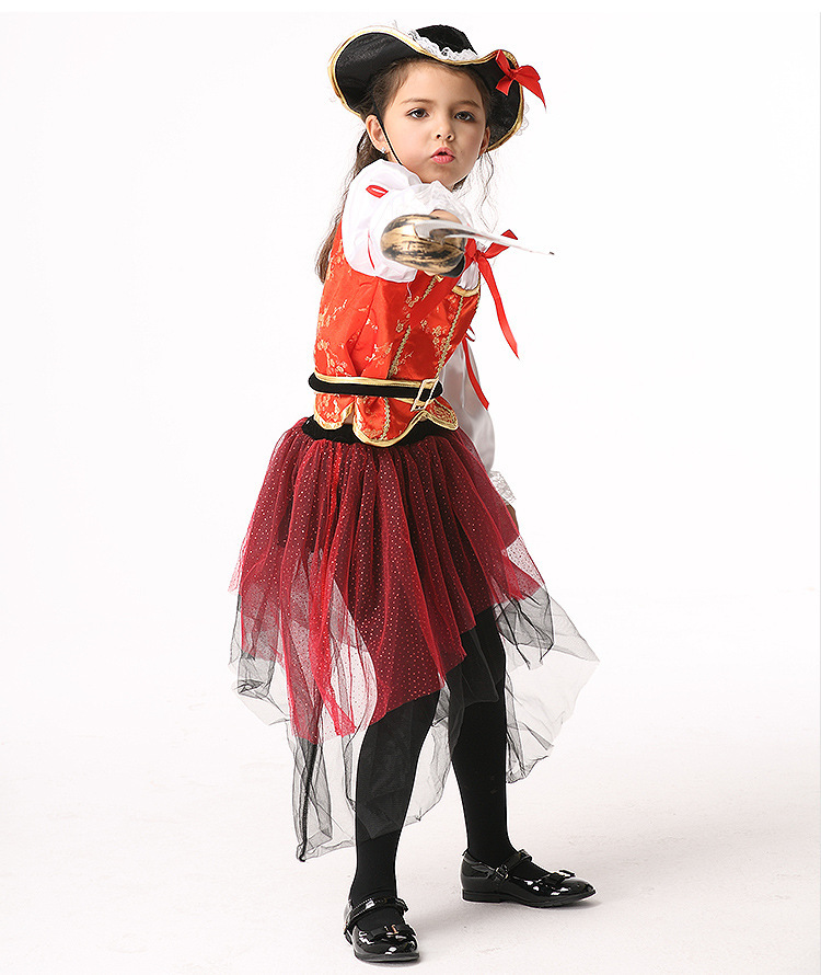 Children Halloween Stage Dancerwear Dress Suit For Performance Dance