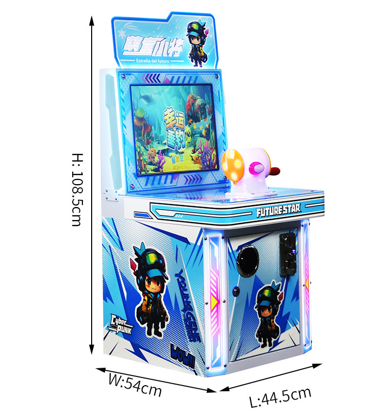 Single Player Fishing Game Suitable For All Ages Video Game Coin Will Record Quality Hardware