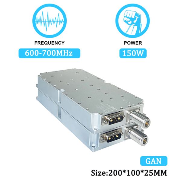 150W 600-700MHz Anti Drone Signal Jammer Module System GPS Blocker GaN Fpv Uav Shielding With Isolation Protector
