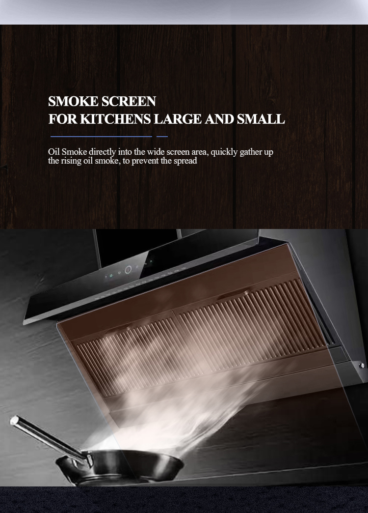 Quiet Side Suction Cooker Hood Kitchen Extractor 600mm 183W
