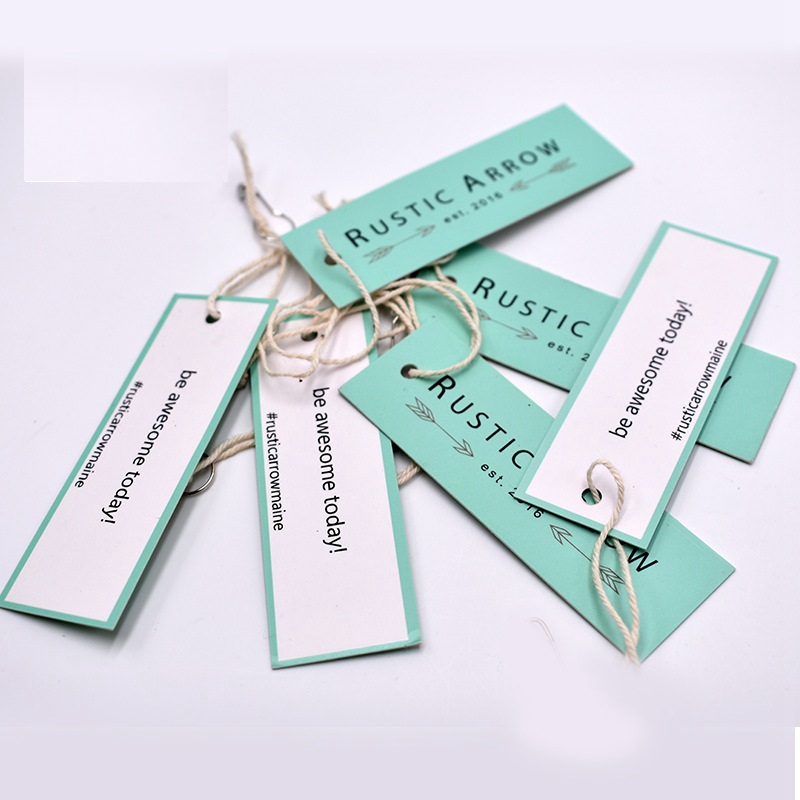 Wholesale Factory Price jewelry paper hang logo tag jewelry tags brass