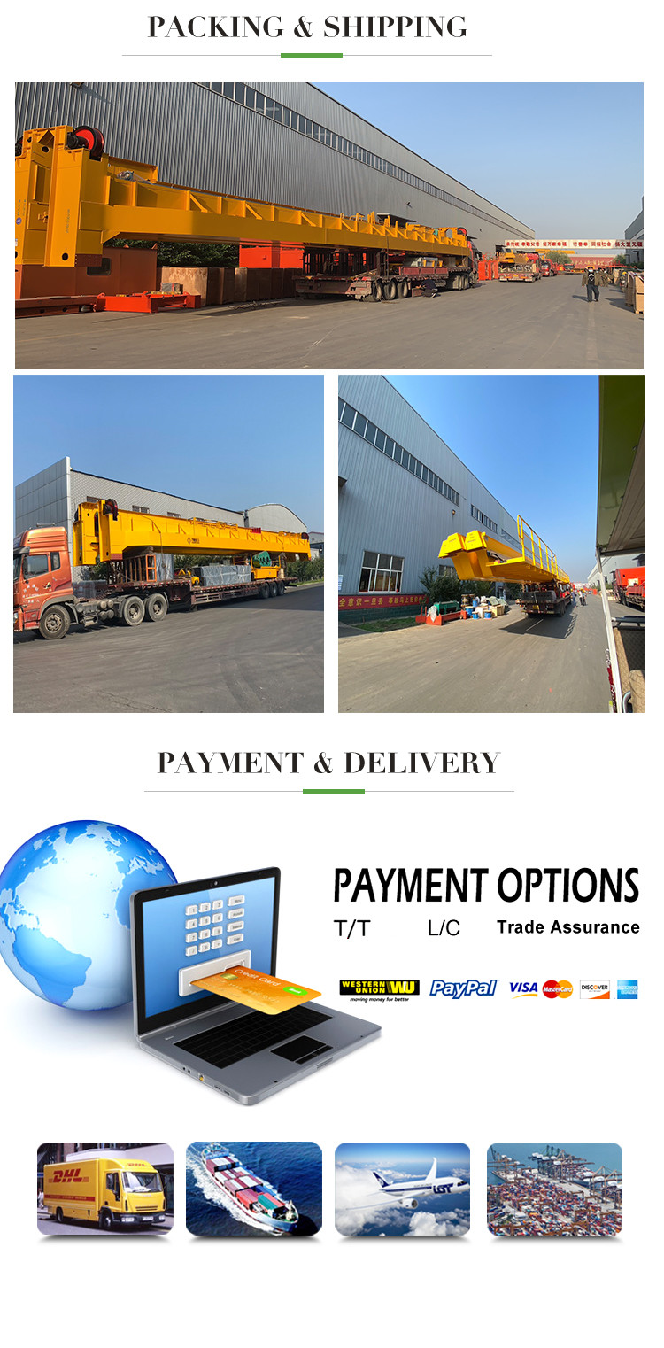 380V 50hz 20 Ton Single Girder Gantry Crane For Outdoor Cargo Yard