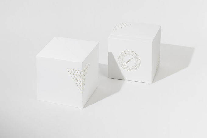 Magnetic Cubic Perfume Gift Boxes , Double Door Gift Box Customized Size