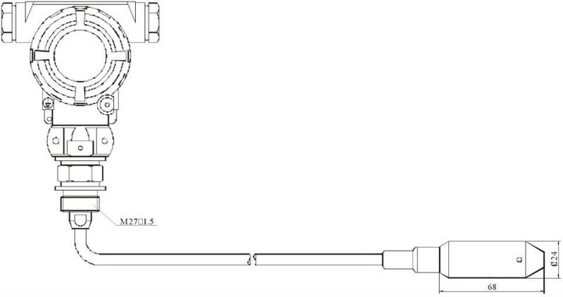 Waterproof High Temperature Ultrasonic Transducer 0.25% 0.5% 1.0% Accuracy