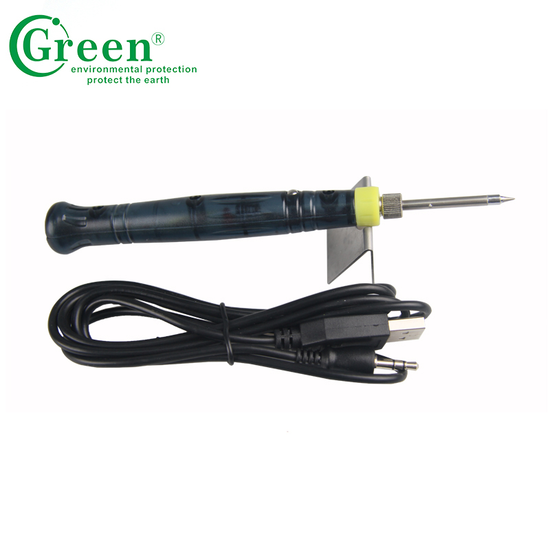 Mini USB Electric Soldering Iron 5V / 8W 200-400 ℃ Adjustable Soldering Iron Tool