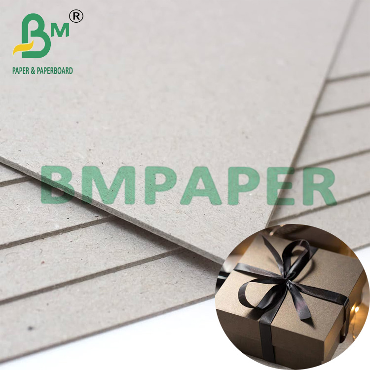 Thickness Uncoated Cardboard Grey Board Paper Sheets For Gift Boxes