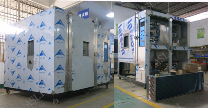 Air Cooled Walk In Chamber , Temperature Humidity Climatic Chamber