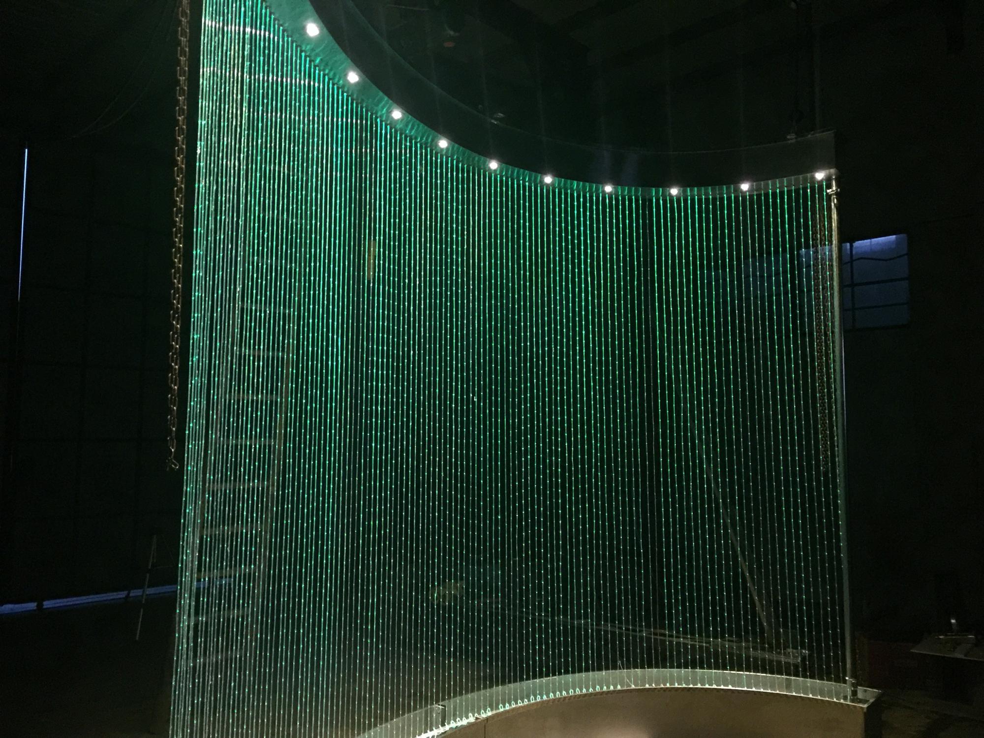 220V 380V Changeable Water Curtain Outdoor Multimedia Control
