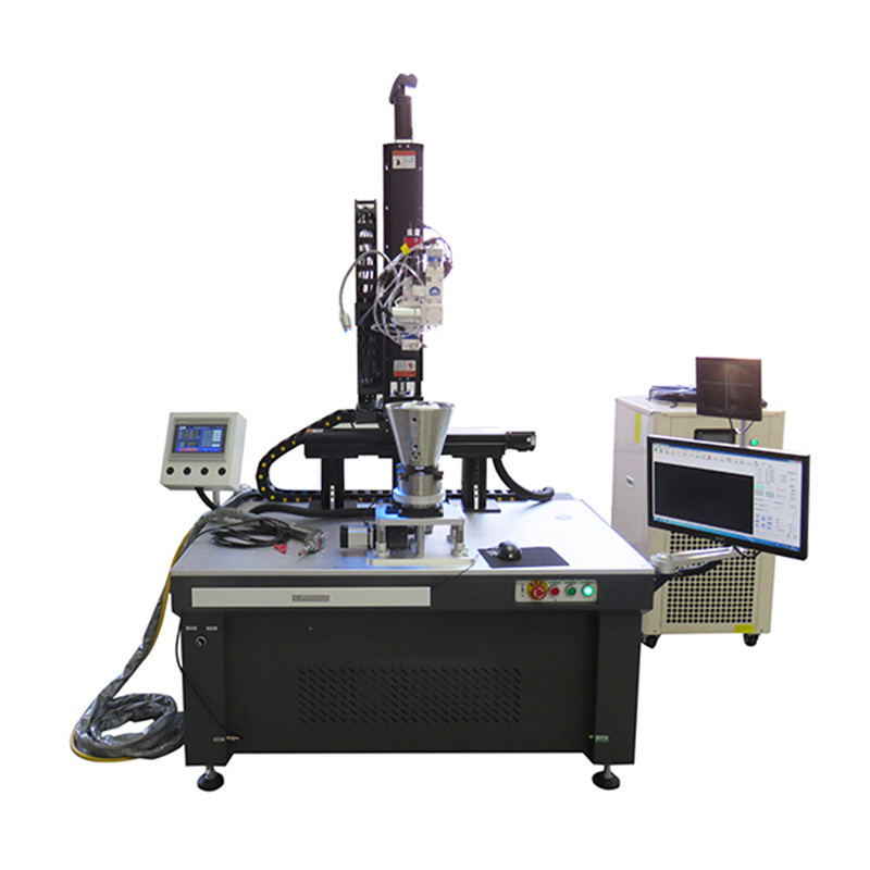 Metal Automatic Flatbed Fiber Continuous Welding Machine Water Cooling 1000W