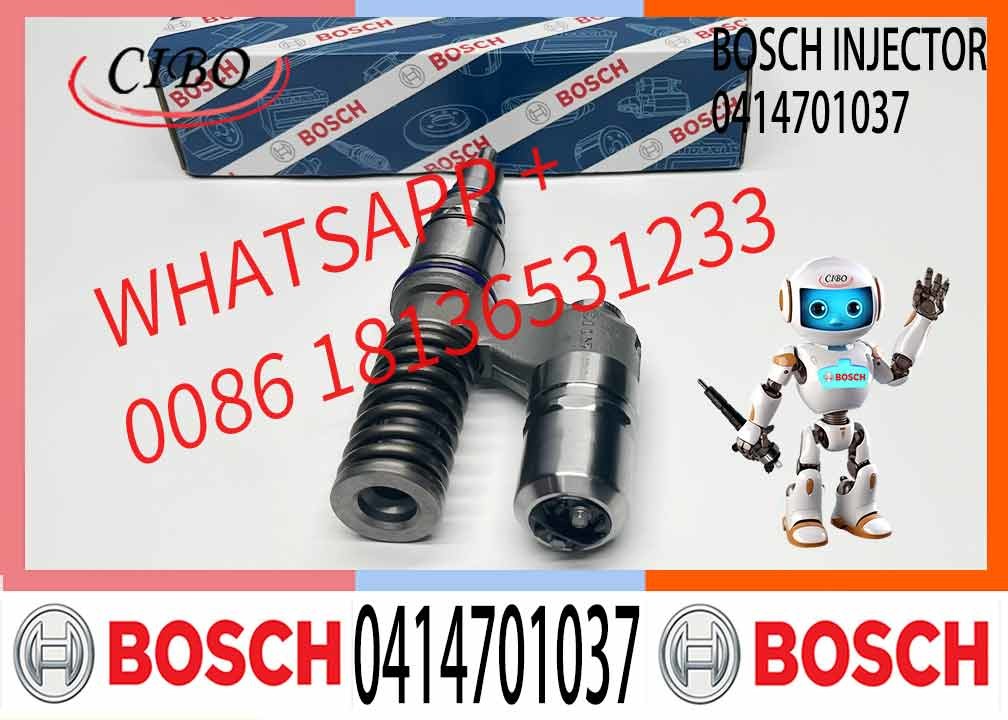 ELIC Excavator 0414701037 0414701062 1766549 Engine Common Rail Fuel Injector