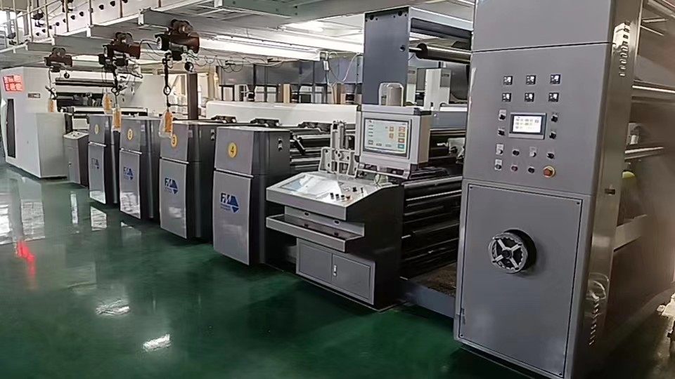 Energy Saving Medical Package Frame Coating Flexo Printer Servo Control
