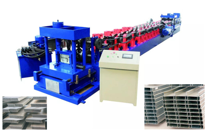 PLC Corrugated Sheet Roll Forming Machine / Corrugated Iron Roofing Sheet Making Machine