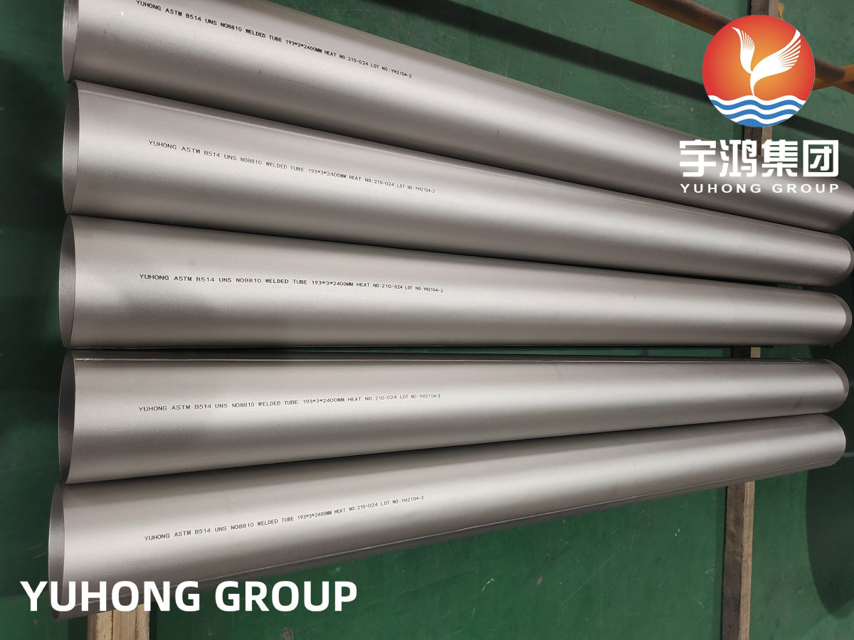 Incoloy 800 800H 800HT 825 WELDED PIPE ASTM B514 / B775 ; WELDED ASTM B515 / B751