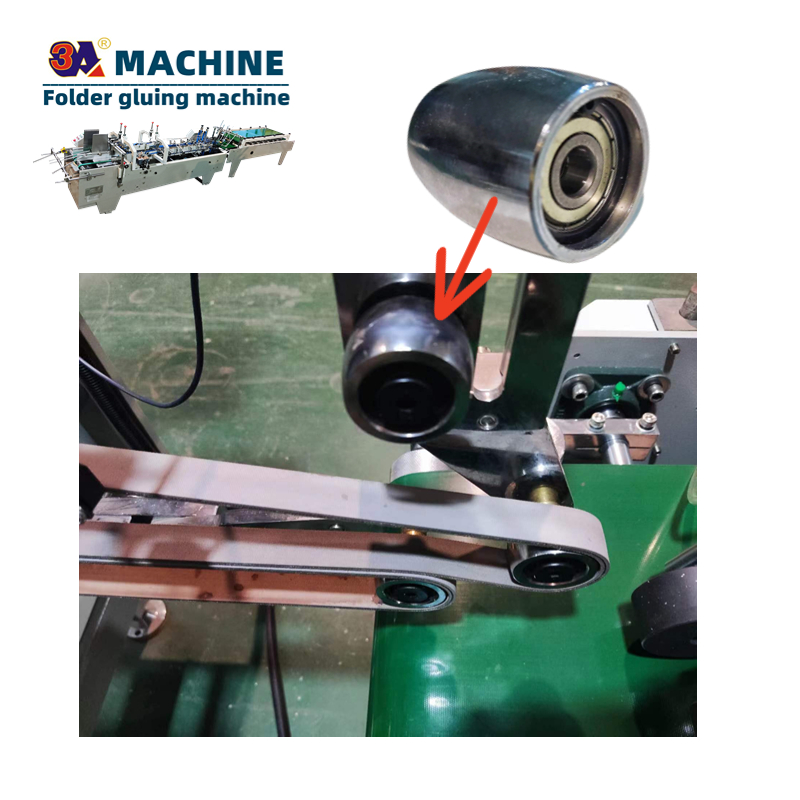 Automatic Box Folding Gluing Machine Accessories Press Pulley for Paper Packaging